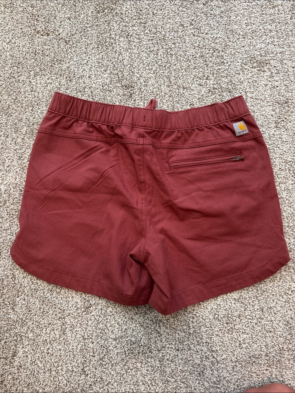 Women’s Carhartt Shorts - Brick Red - Picture 2 of 7
